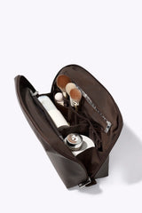The Large Cosmetic Pouch in Espresso