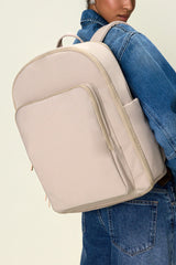 The Travel Backpack in Beige