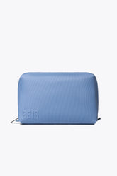 The Medium Cosmetic Pouch in Dusty Blue