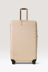 The Large Check-In Luggage Cover in Beige
