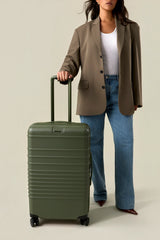The Medium Check-In Roller in Olive