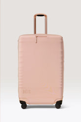 The Large Check-In Luggage Cover in Atlas Pink