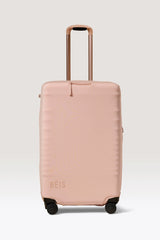 The Medium Check-In Luggage Cover in Atlas Pink