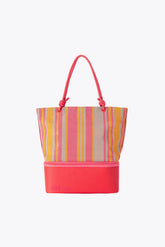 BÉIS x poppi The Cooler Tote in Juicy Stripe