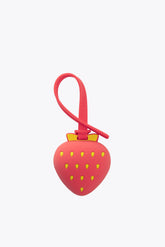BÉIS x poppi The Mirror Bag Charm in Strawberry