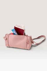 The Expandable Crossbody Charm in Atlas Pink