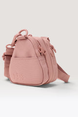 The Expandable Crossbody Charm in Atlas Pink
