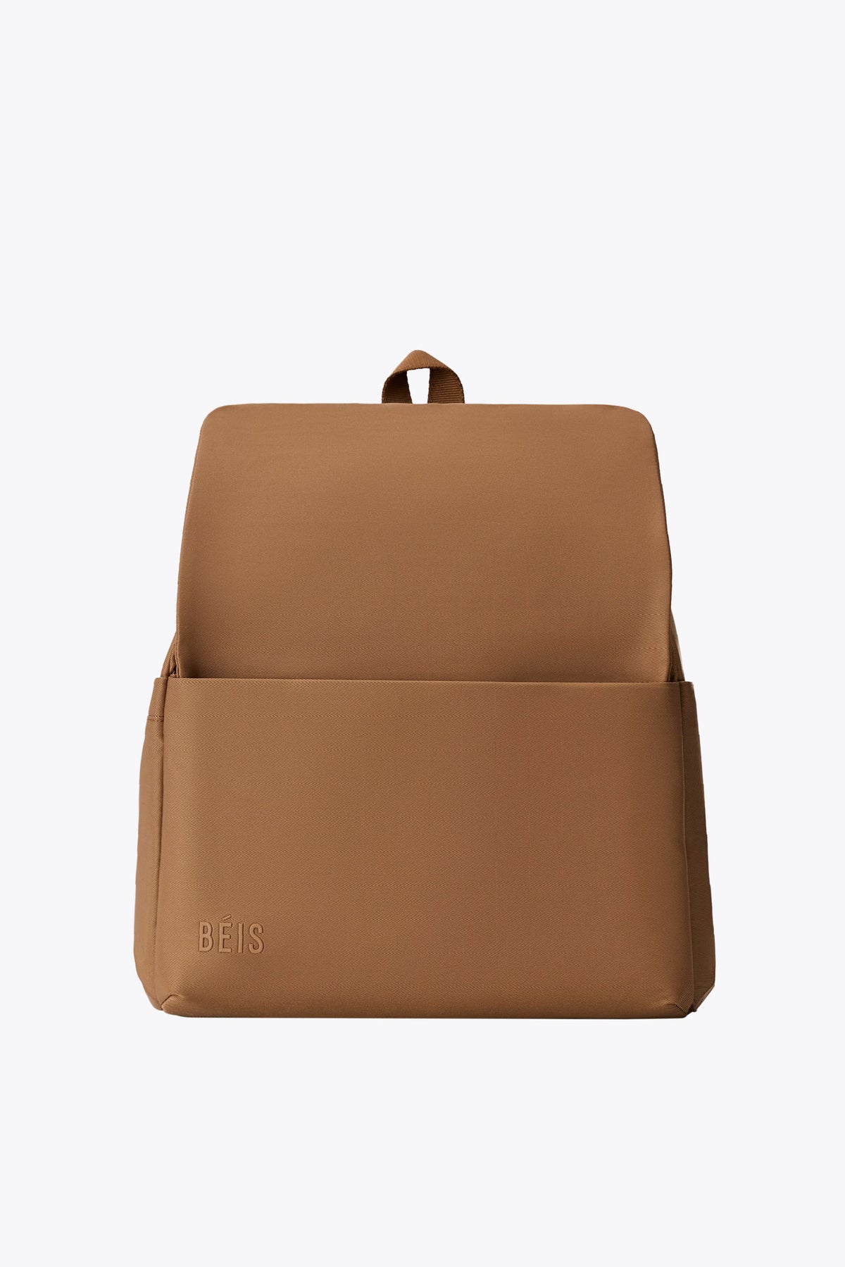 The Everyday Diaper Backpack in Camel Nylon