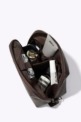 The Small Cosmetic Pouch in Espresso