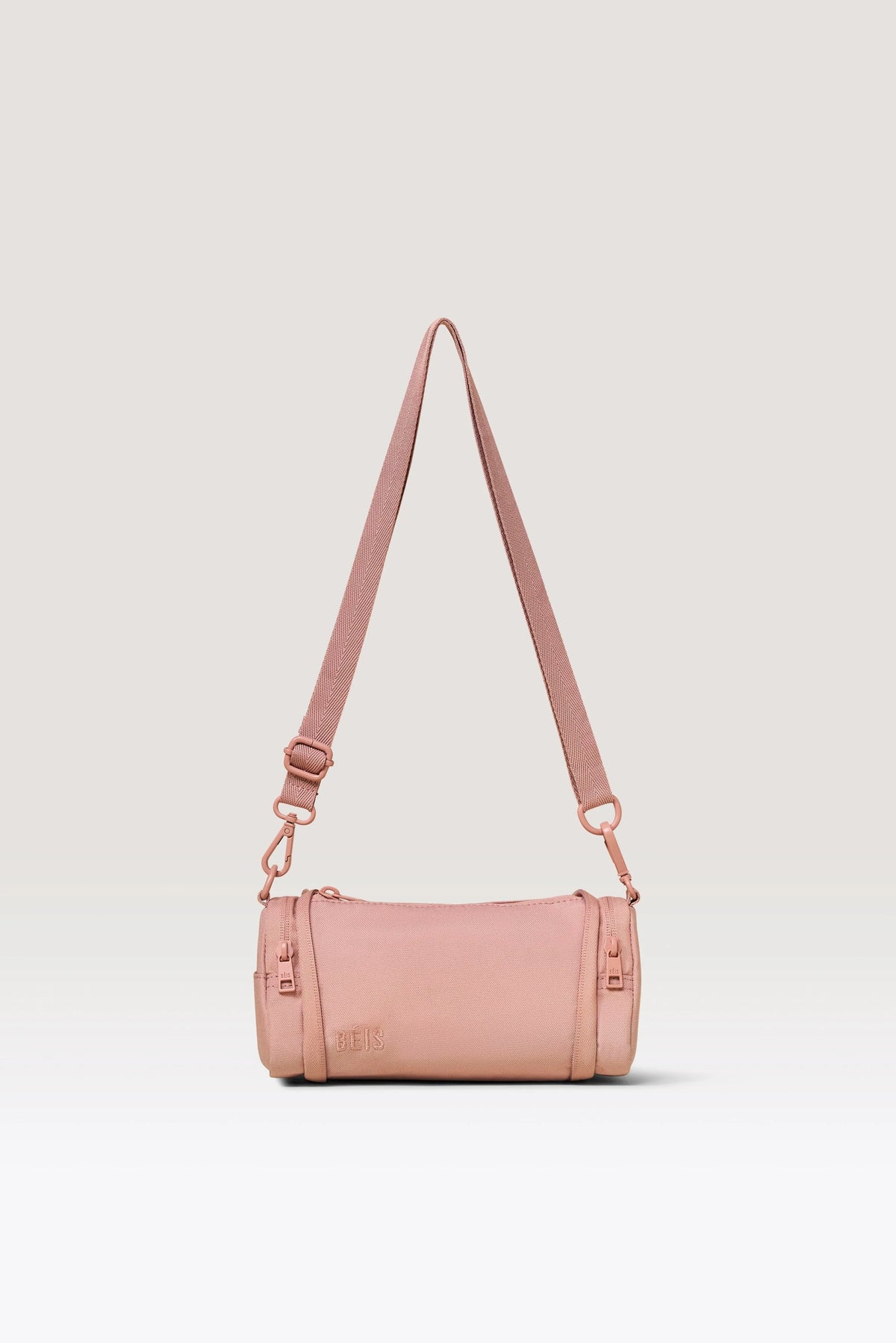 The Expandable Crossbody Charm in Atlas Pink