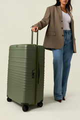 The Large Check-In Roller in Olive