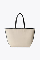 Personalized Canvas and Leather Tote