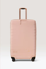 The Large Check-In Luggage Cover in Atlas Pink