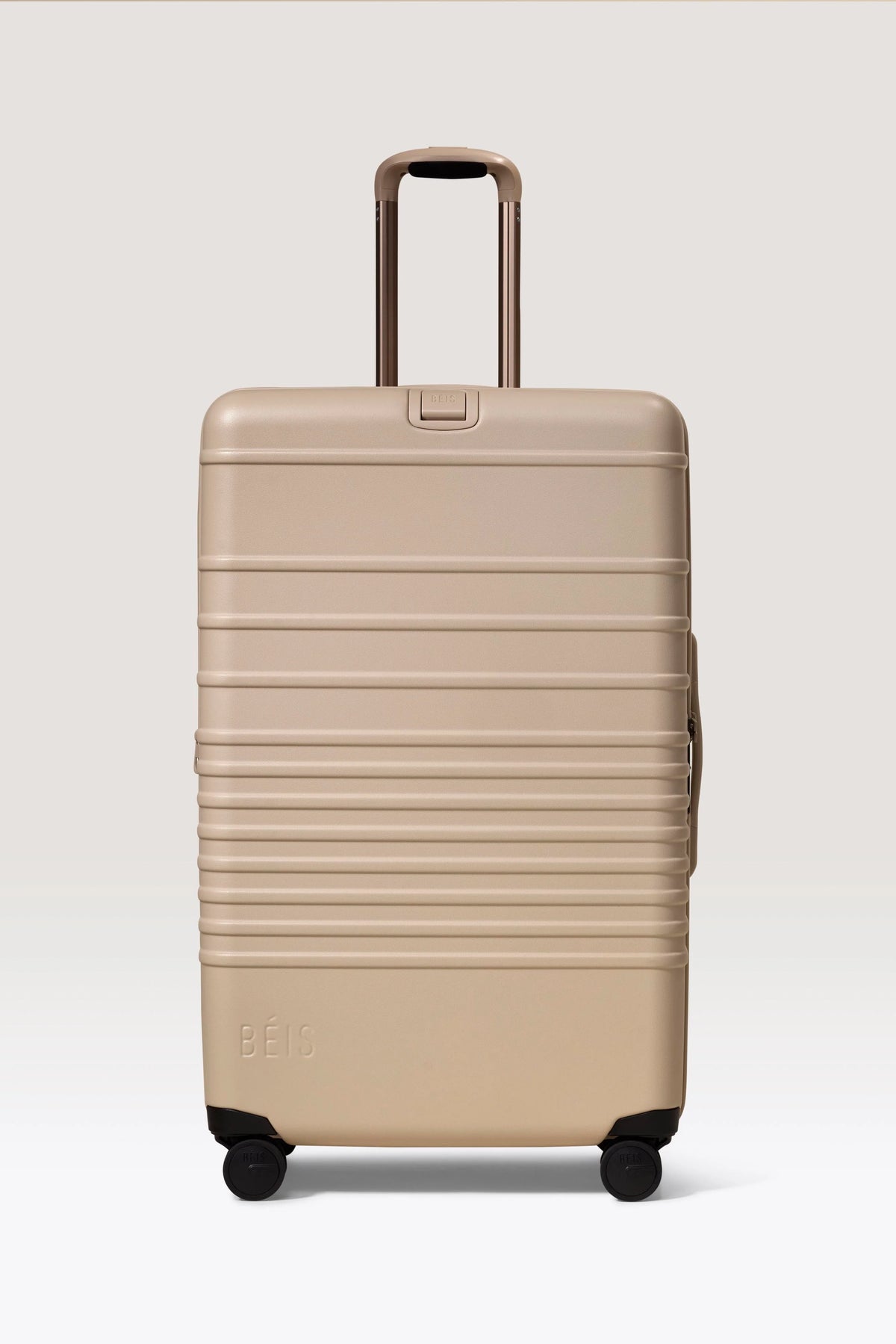 The Large Check-In Roller in Beige