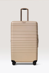 The Large Check-In Roller in Beige