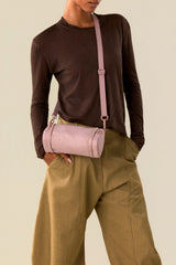 The Expandable Crossbody Charm in Atlas Pink