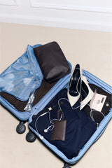 The Hybrid Carry-On Roller in Dusty Blue