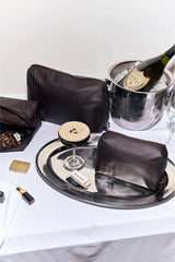 The Large Cosmetic Pouch in Espresso