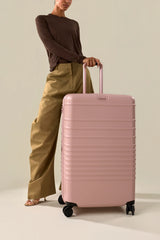 The Large Check-In Roller in Atlas Pink